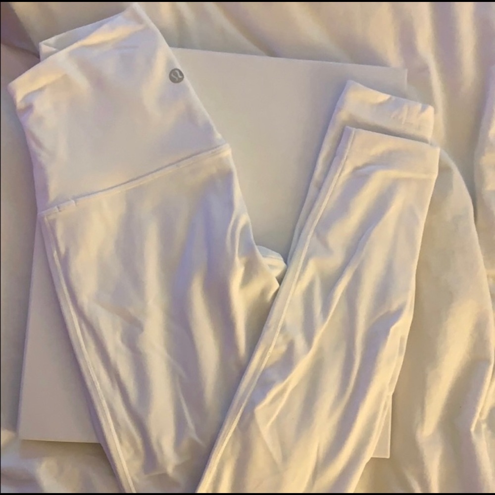 Lululemon Align leggings, size 4, white